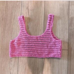 Crochet crop top